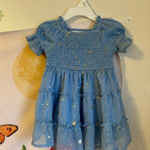 Blue Starry Kids Dress